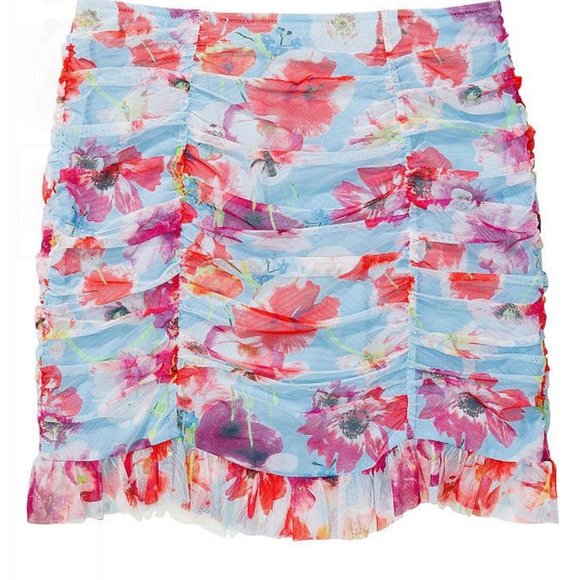 Ruched mini skirt - Picture 3 of 4